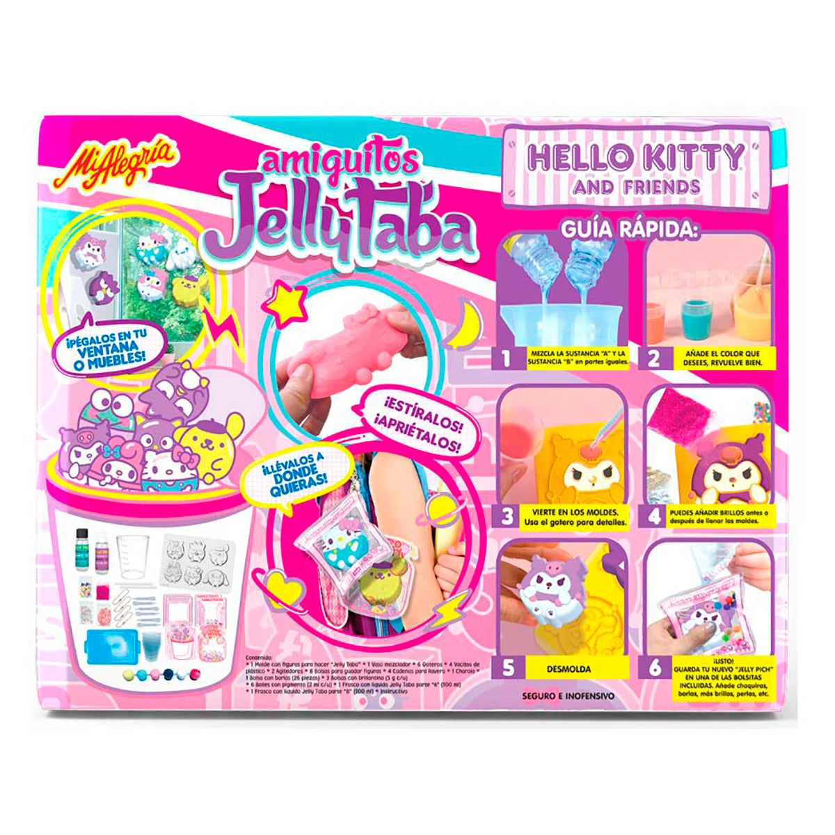 Fábrica Taba Skuishies 2D Hello Kitty Mi Alegría Crea y Decora